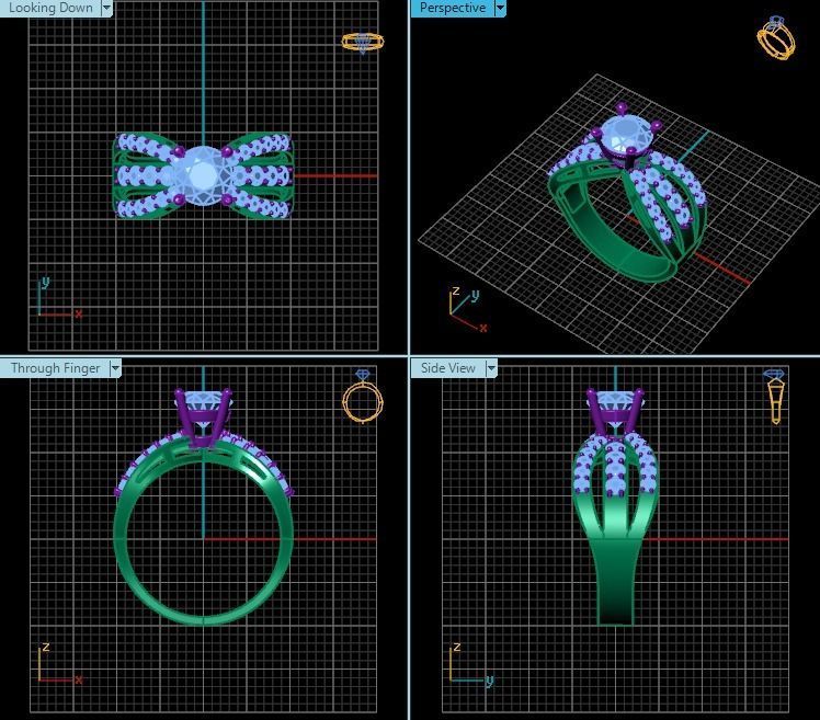 Ring T00497 3D print model_2