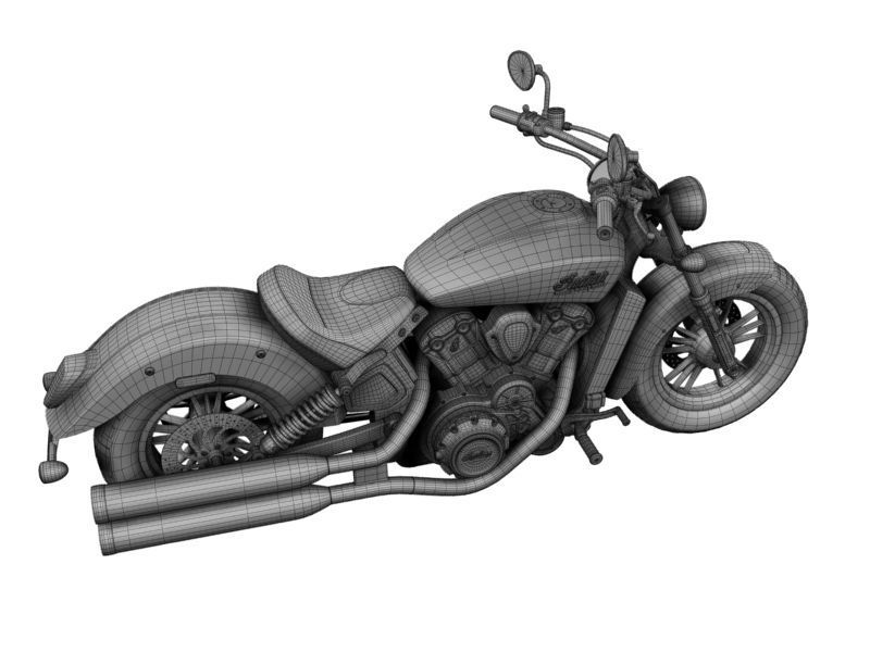 Indian Scout 2015 3D model_12