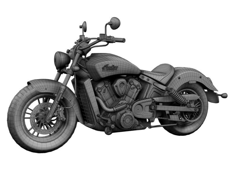 Indian Scout 2015 3D model_13