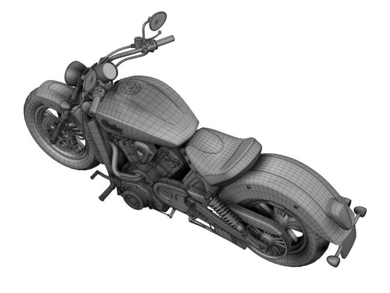 Indian Scout 2015 3D model_17
