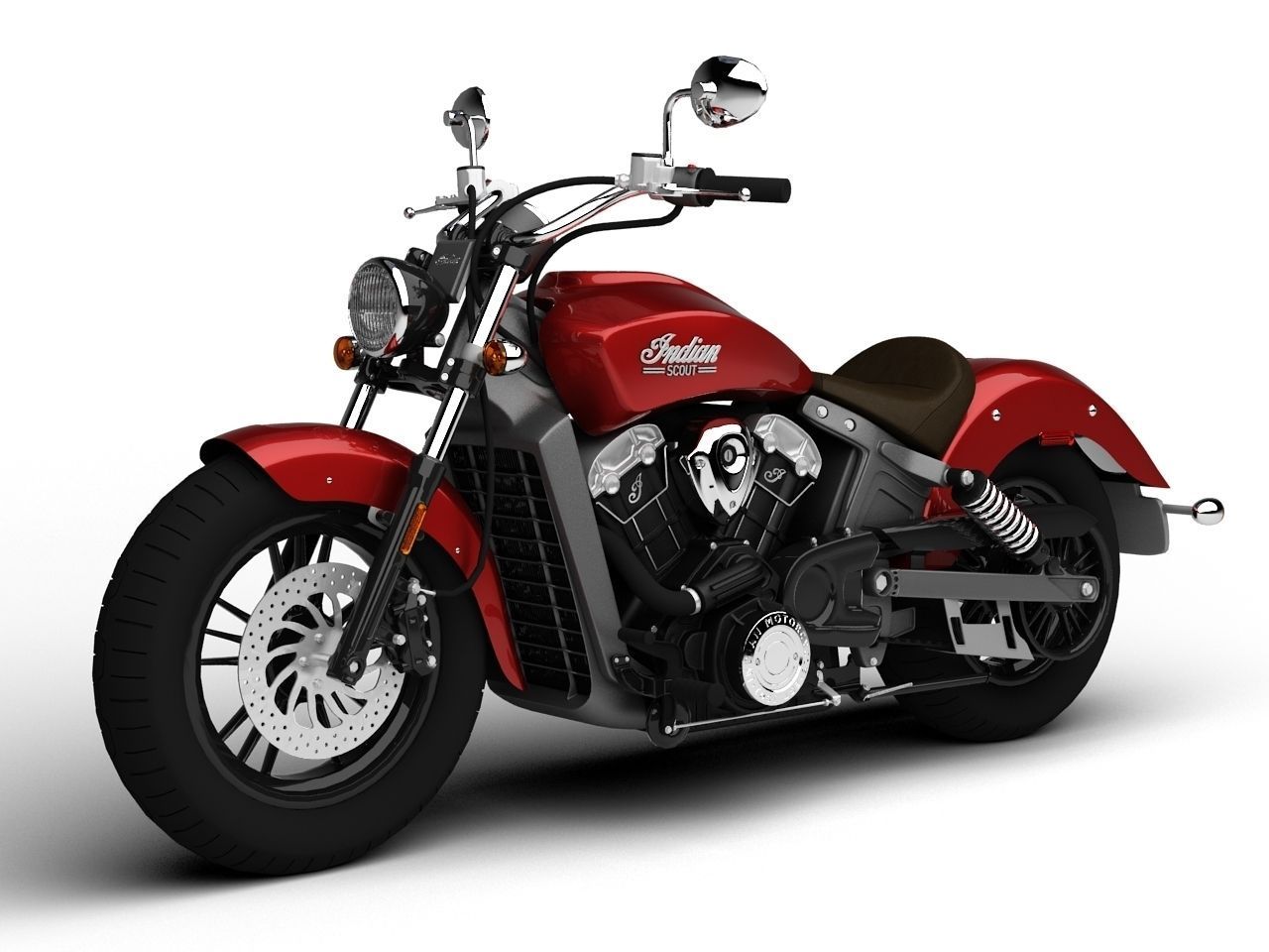 Indian Scout 2015 3D model_1