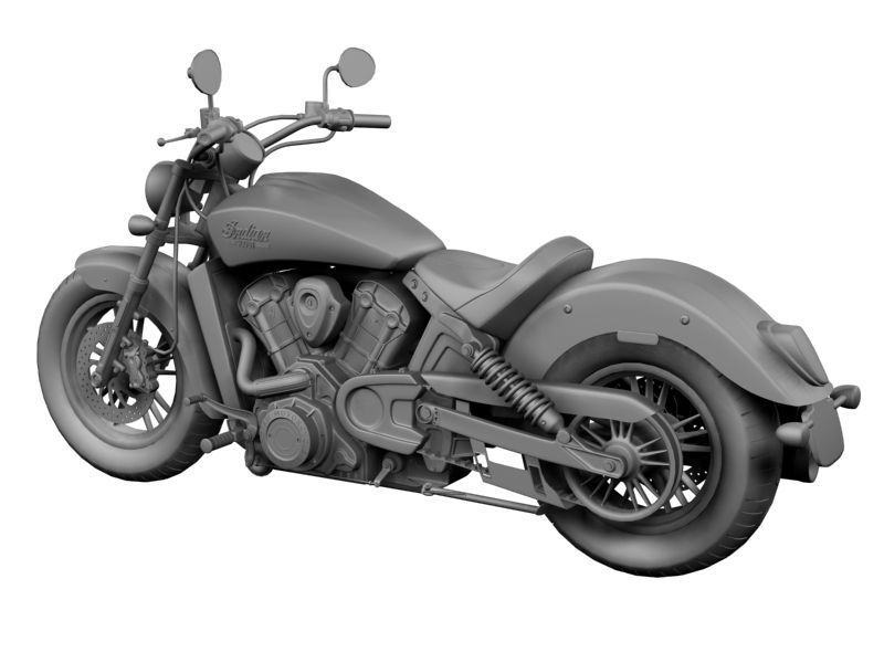 Indian Scout 2015 3D model_15