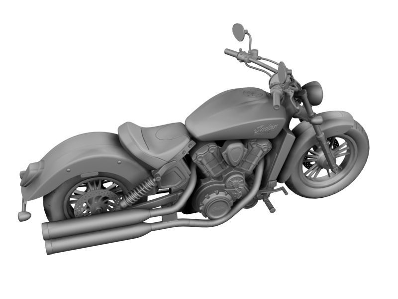 Indian Scout 2015 3D model_14