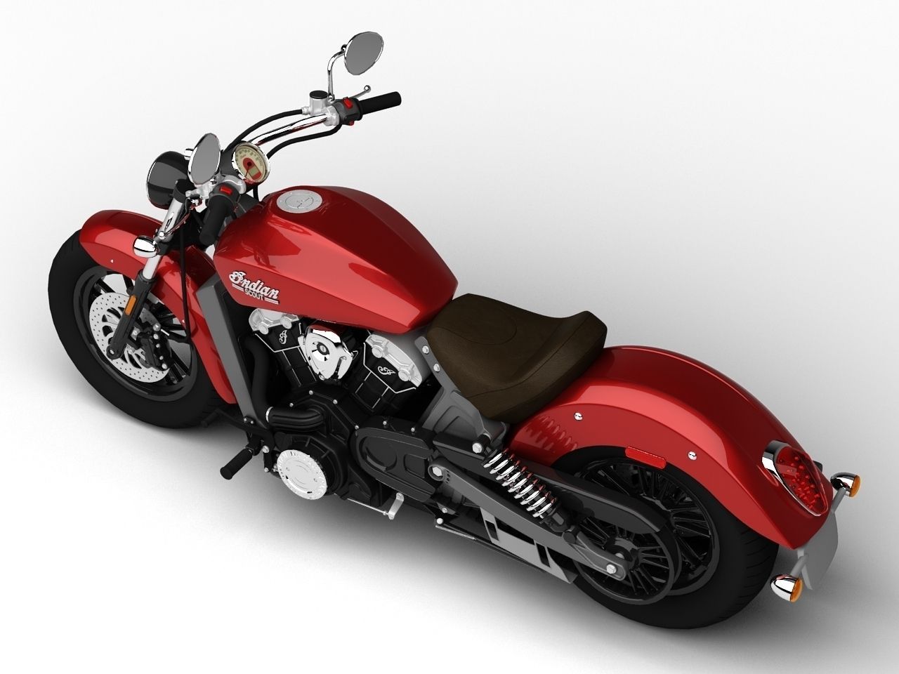 Indian Scout 2015 3D model_2