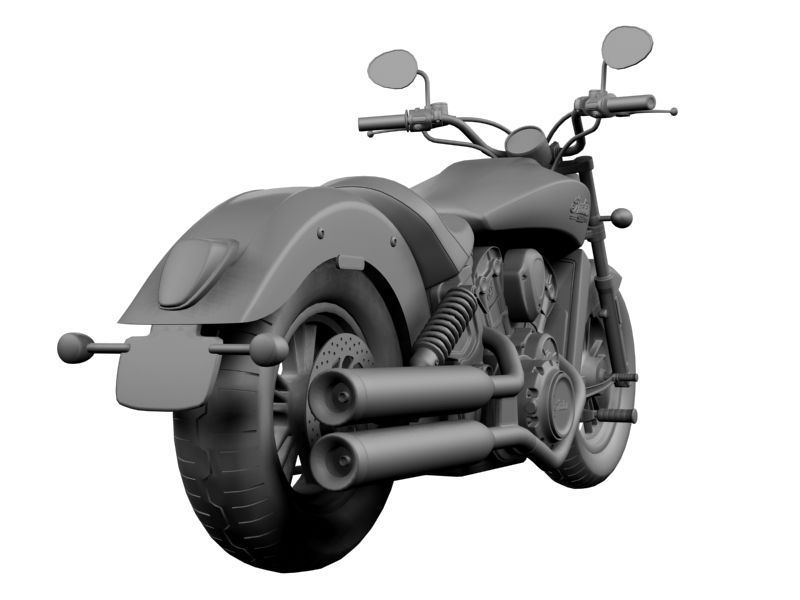 Indian Scout 2015 3D model_7