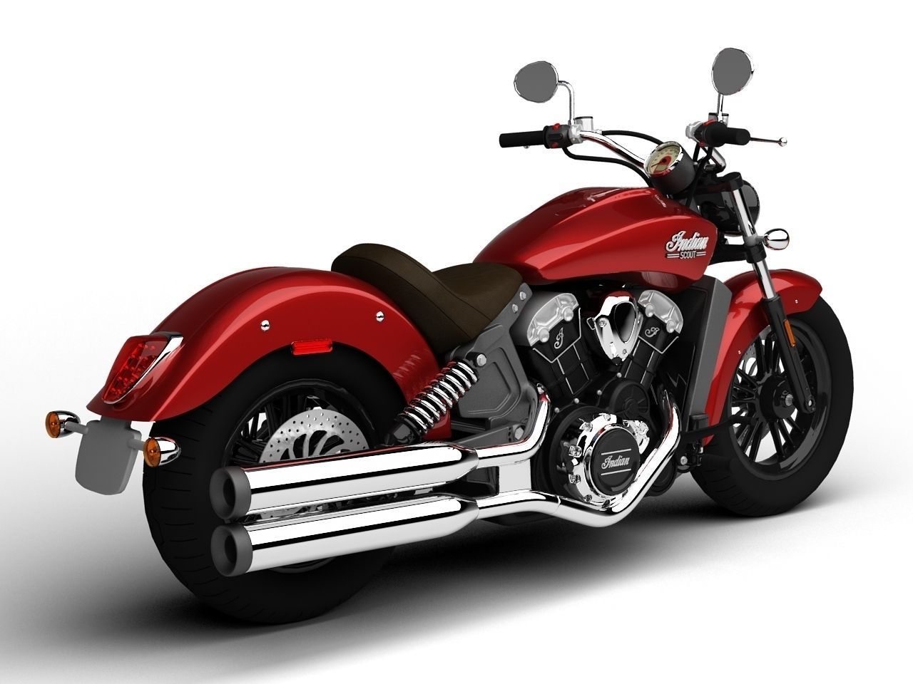 Indian Scout 2015 3D model_4