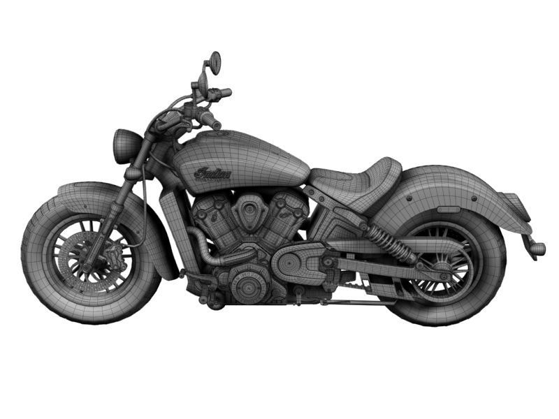 Indian Scout 2015 3D model_9
