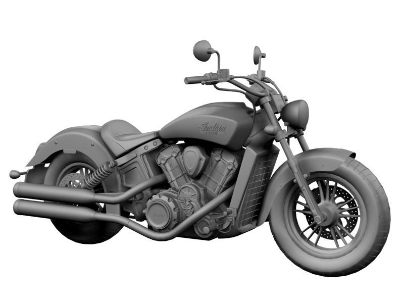 Indian Scout 2015 3D model_16