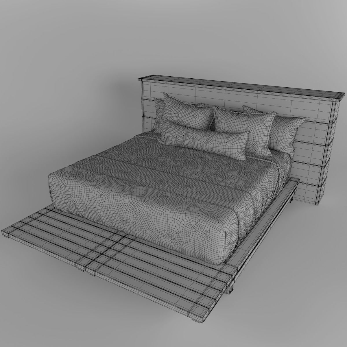  Masterbed Resort Hotel 3D model_6