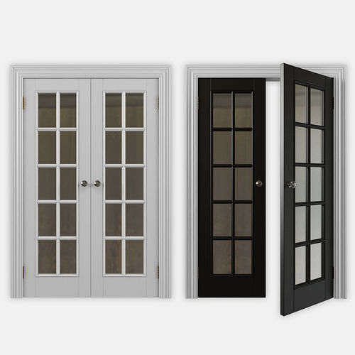 double door 3D model