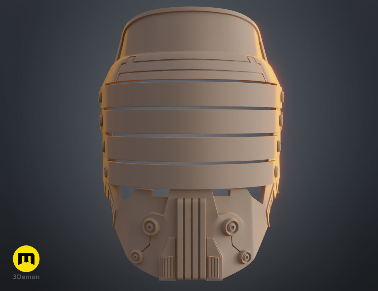 Darth Vindican mask - Star Wars universe 3D print model_8