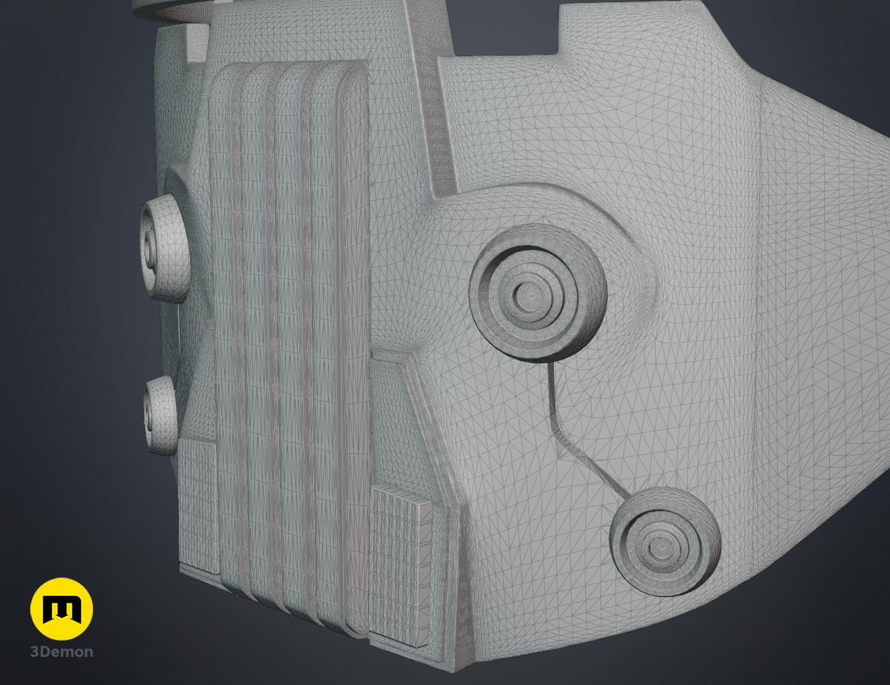 Darth Vindican mask - Star Wars universe 3D print model_11