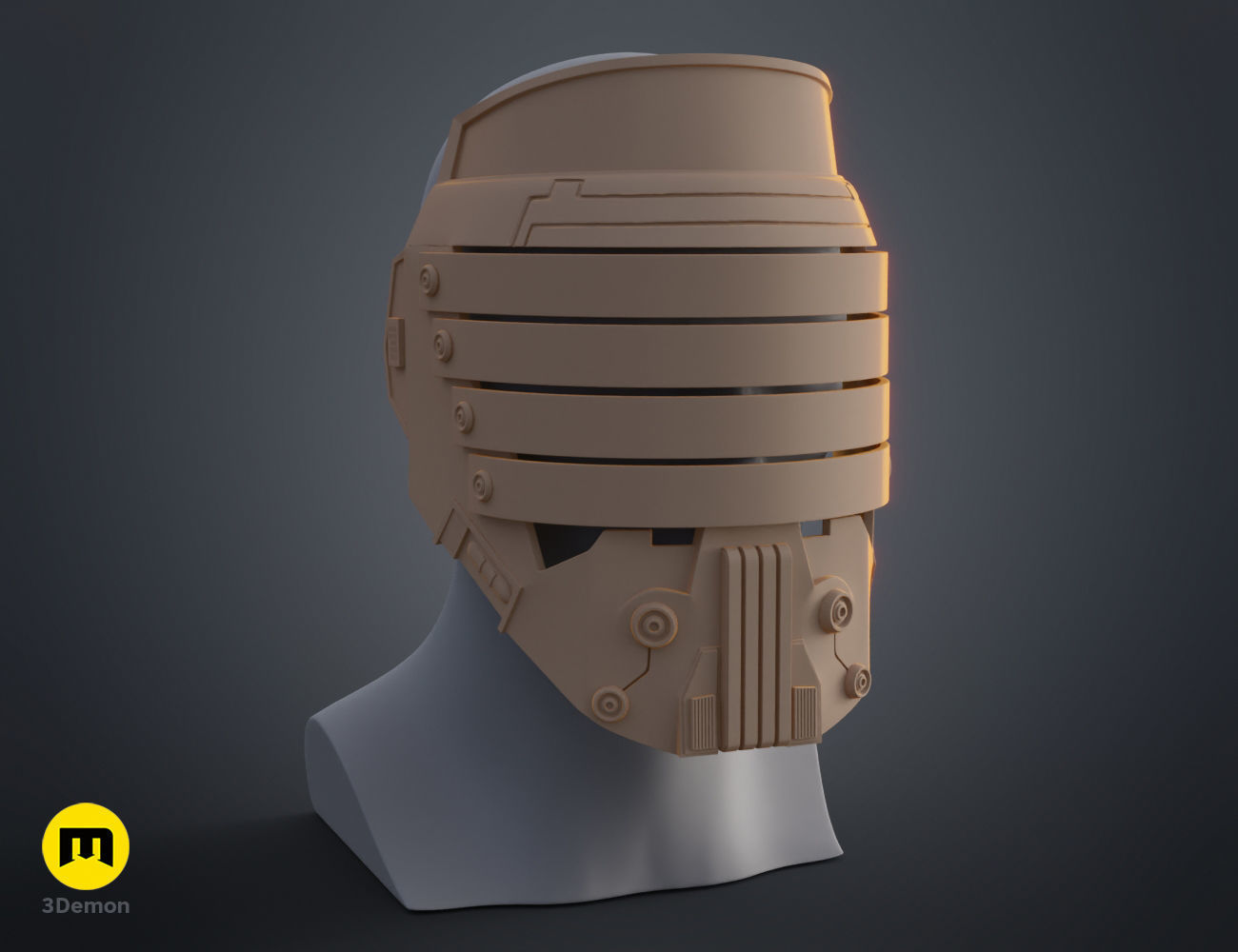 Darth Vindican mask - Star Wars universe 3D print model_6