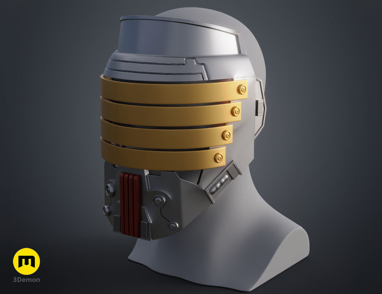 Darth Vindican mask - Star Wars universe 3D print model_1