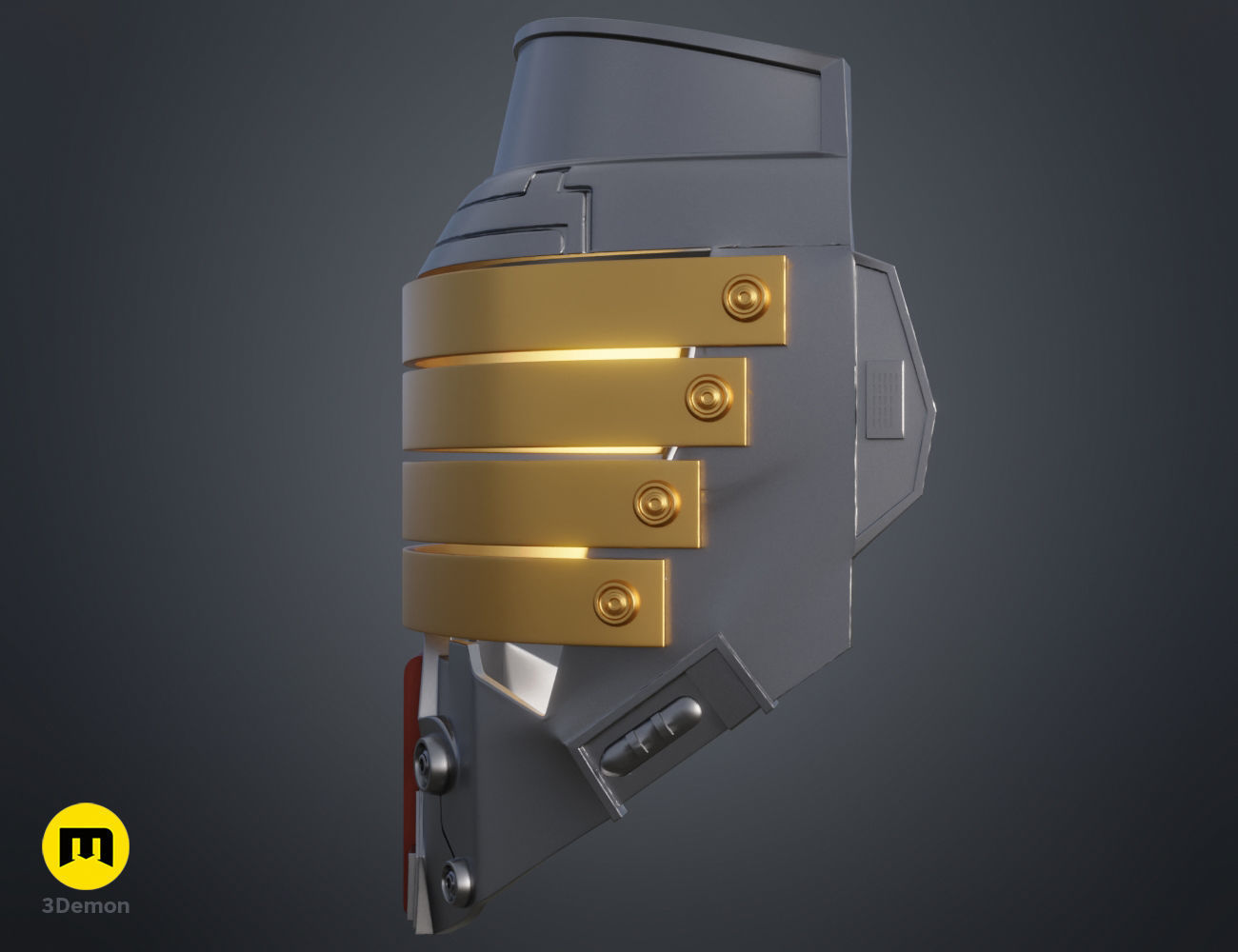 Darth Vindican mask - Star Wars universe 3D print model_2