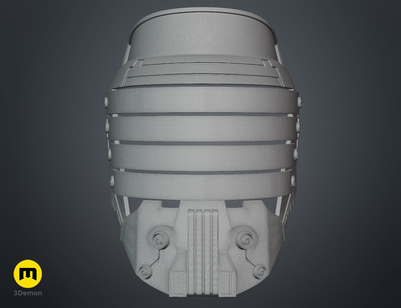 Darth Vindican mask - Star Wars universe 3D print model_12