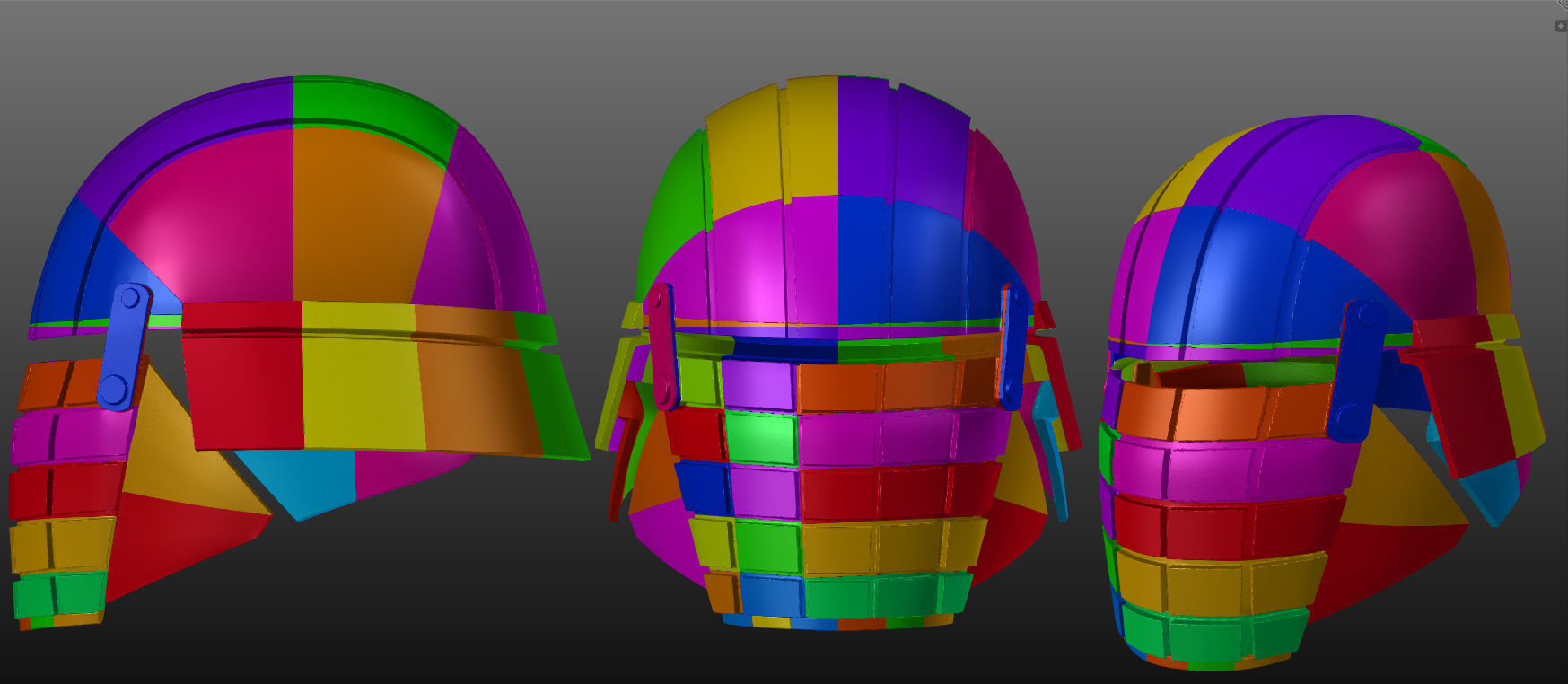 Rogue helmet - Knights of Ren - Star Wars universe 3D print model_8