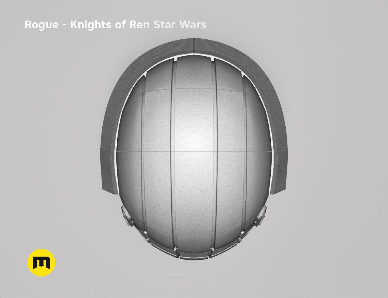 Rogue helmet - Knights of Ren - Star Wars universe 3D print model_14