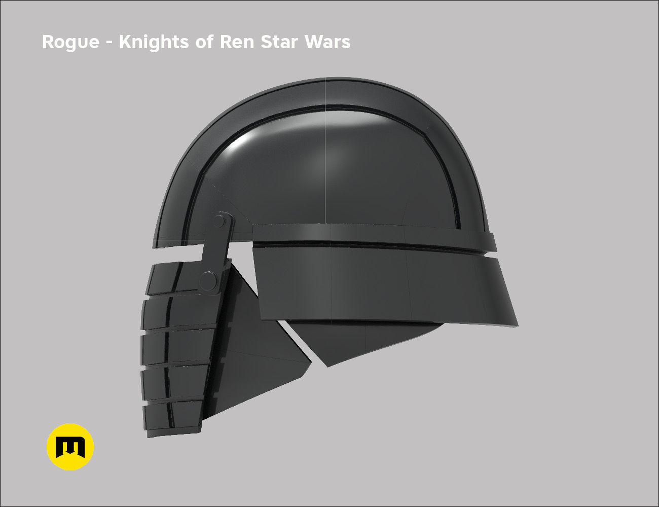 Rogue helmet - Knights of Ren - Star Wars universe 3D print model_5