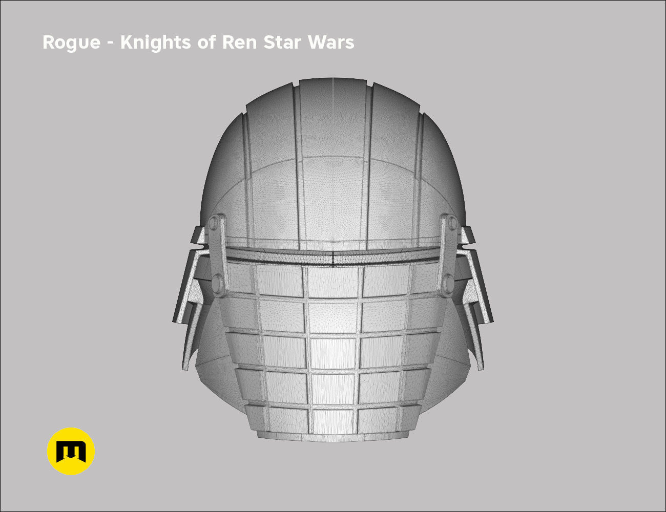 Rogue helmet - Knights of Ren - Star Wars universe 3D print model_13