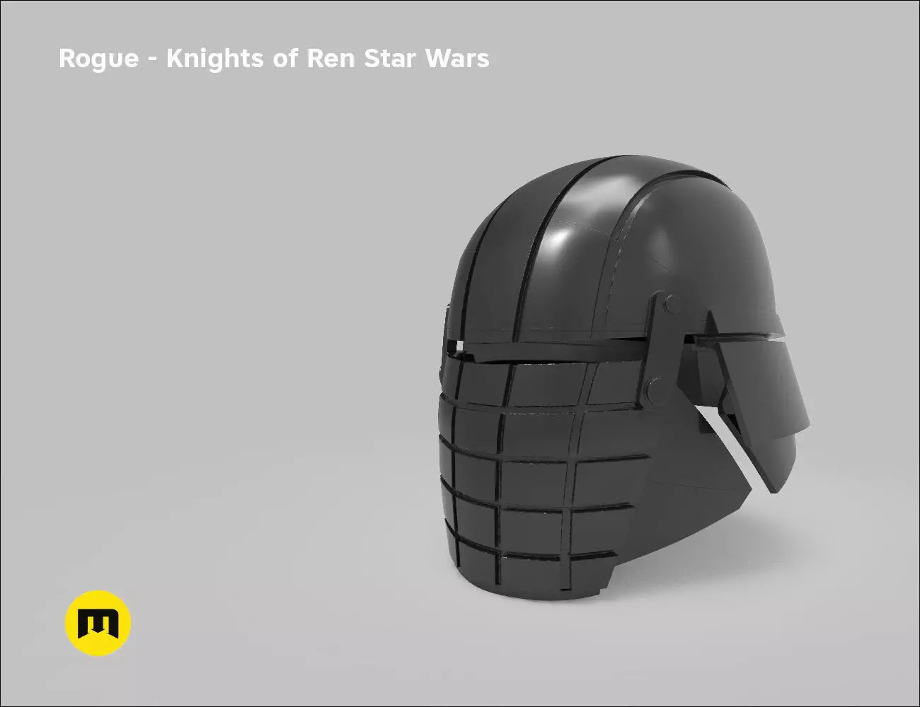 Rogue helmet - Knights of Ren - Star Wars universe 3D print model_0