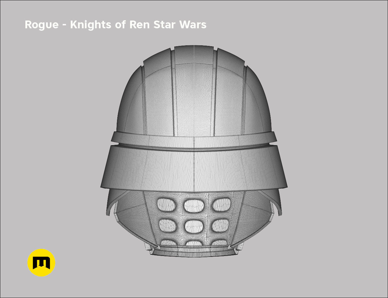 Rogue helmet - Knights of Ren - Star Wars universe 3D print model_15