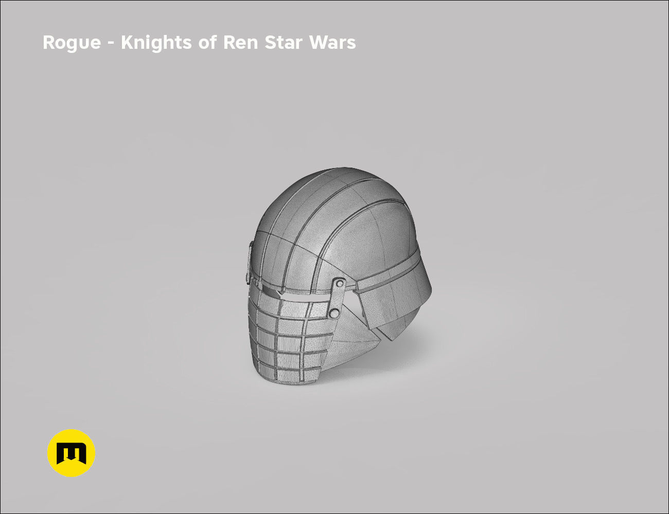 Rogue helmet - Knights of Ren - Star Wars universe 3D print model_16