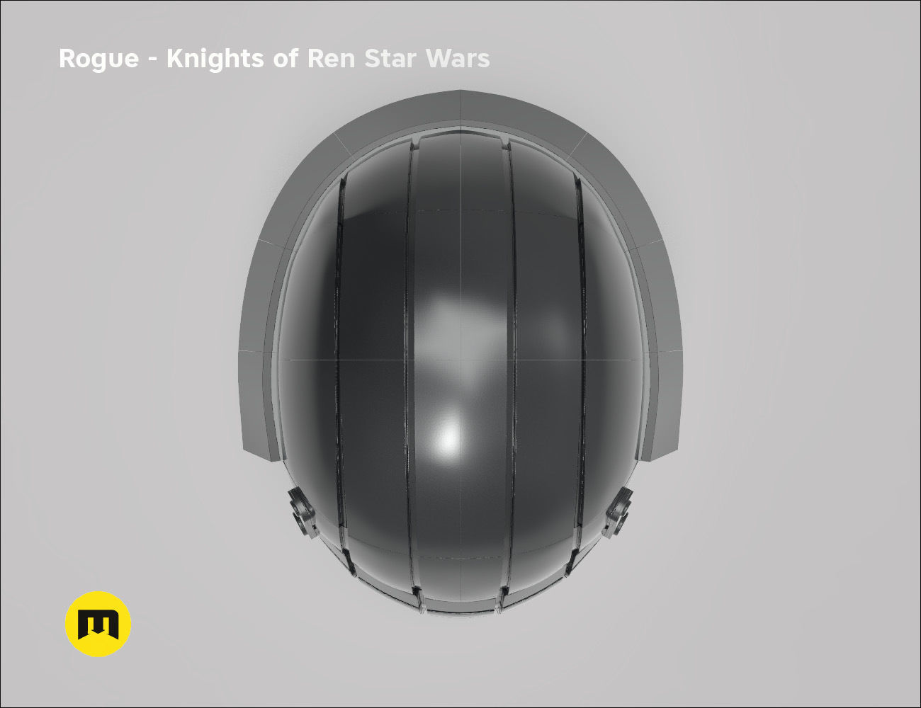 Rogue helmet - Knights of Ren - Star Wars universe 3D print model_4