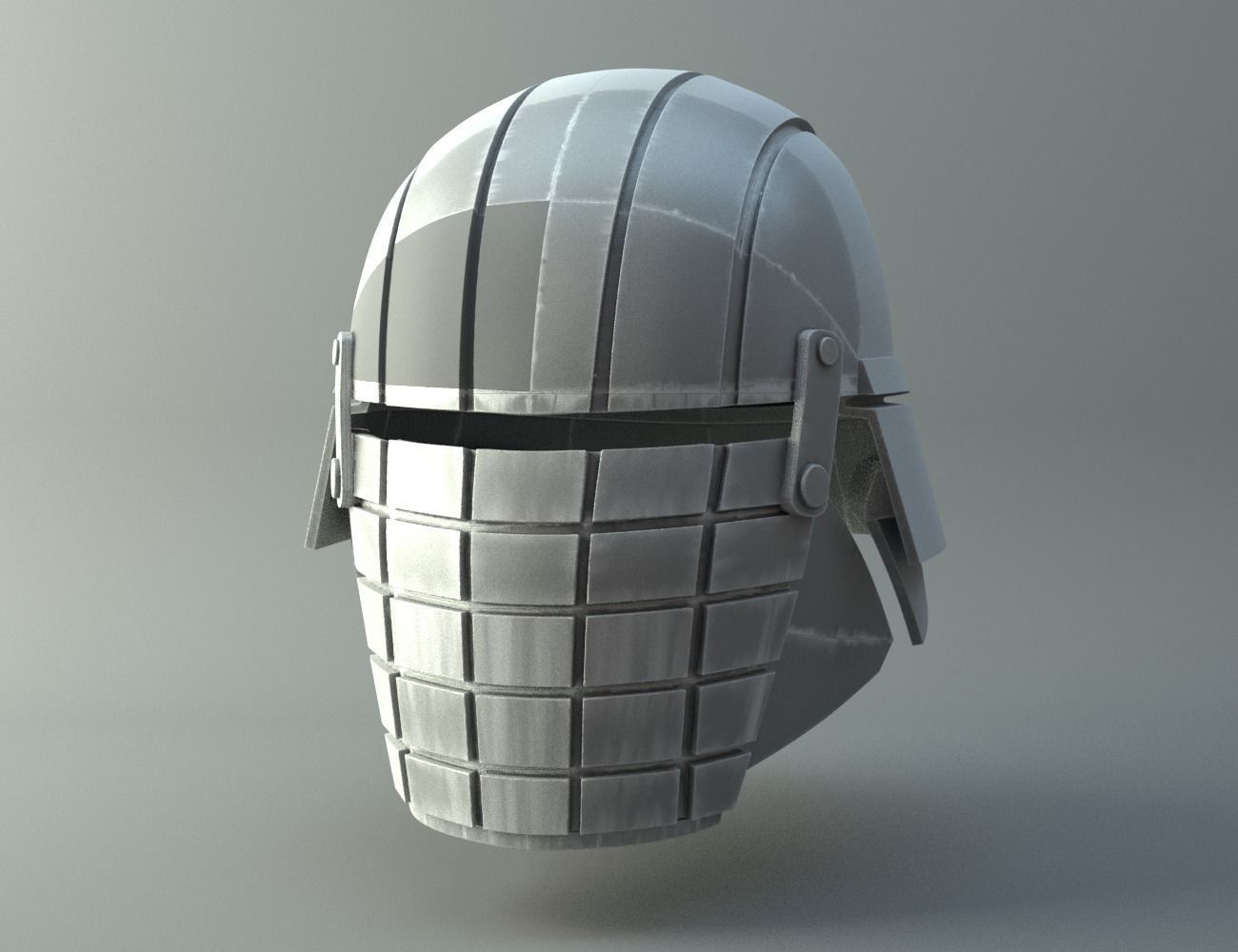 Rogue helmet - Knights of Ren - Star Wars universe 3D print model_9