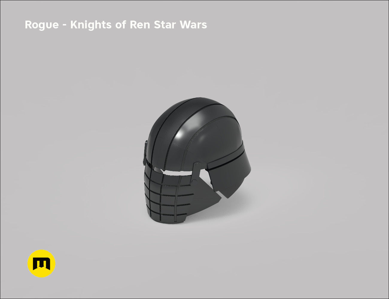 Rogue helmet - Knights of Ren - Star Wars universe 3D print model_6