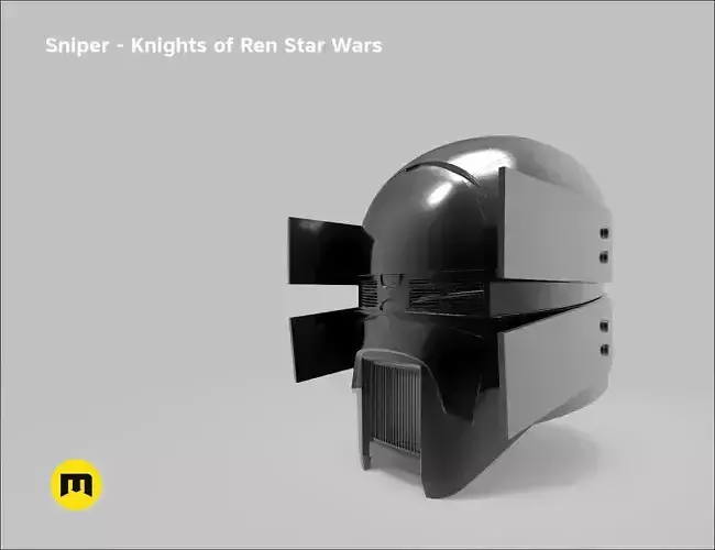 Sniper helmet - Knights of Ren - Star Wars universe
