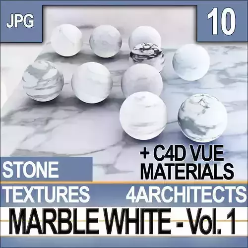 Marble White and Materials Vol 1 Texture