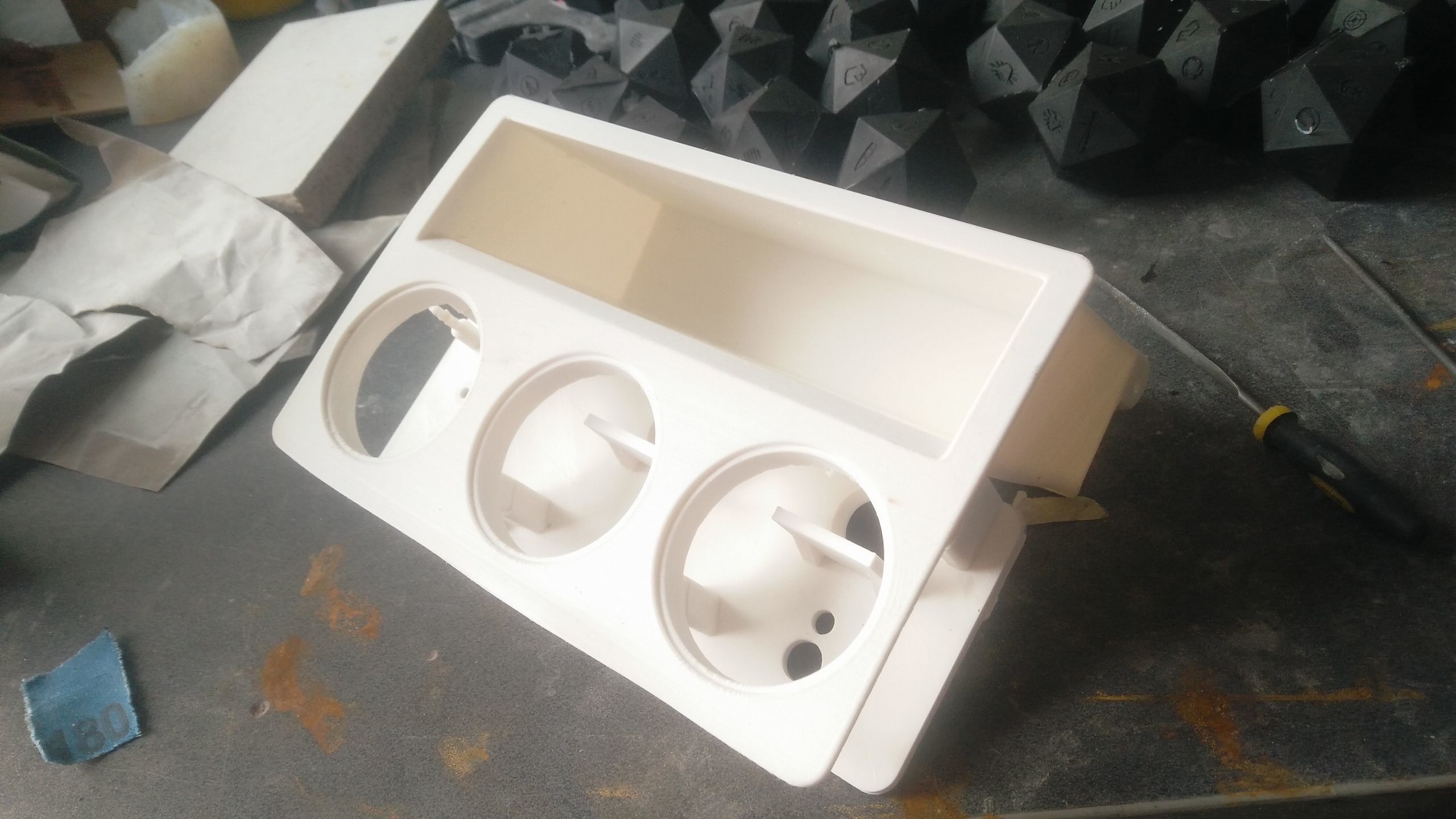 Panel for golf mk2 3D print model_2