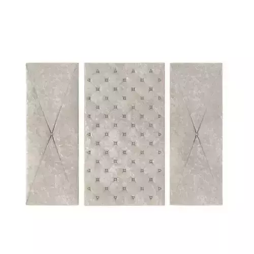 PANEL set of three velvet wall panels