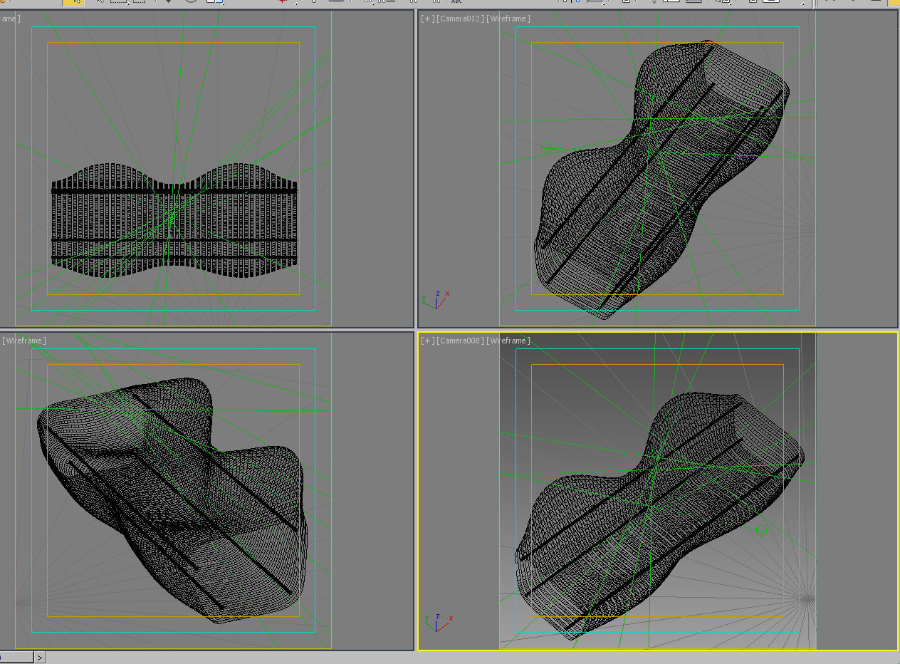 Parametric bench 02 3D model_11