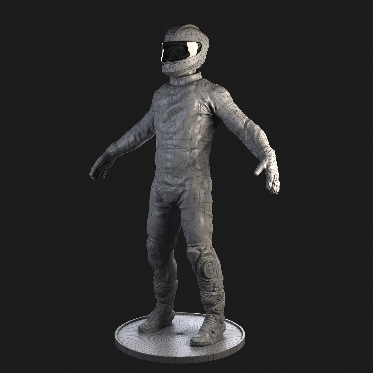 Biker Rigged 3D model_13