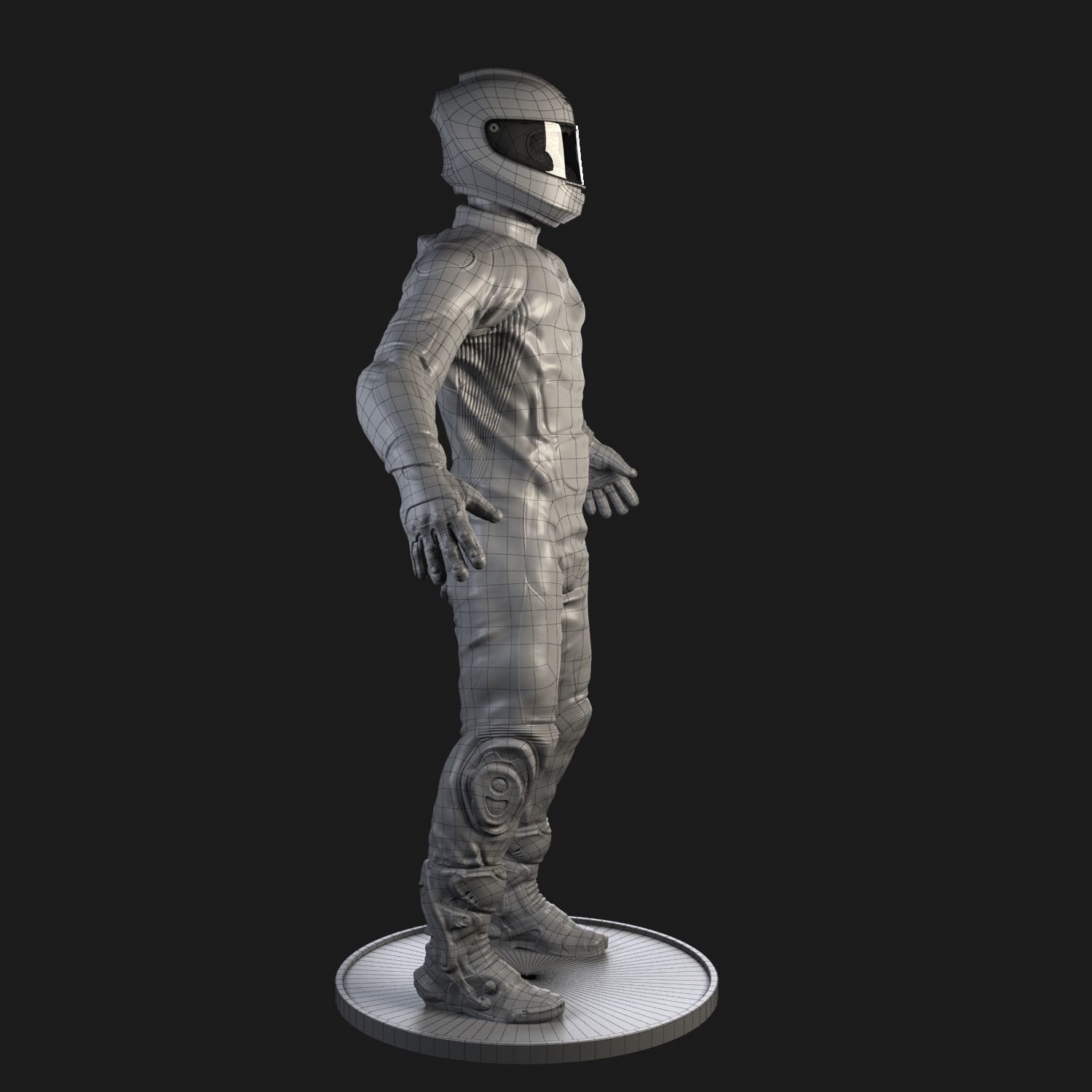 Biker Rigged 3D model_15