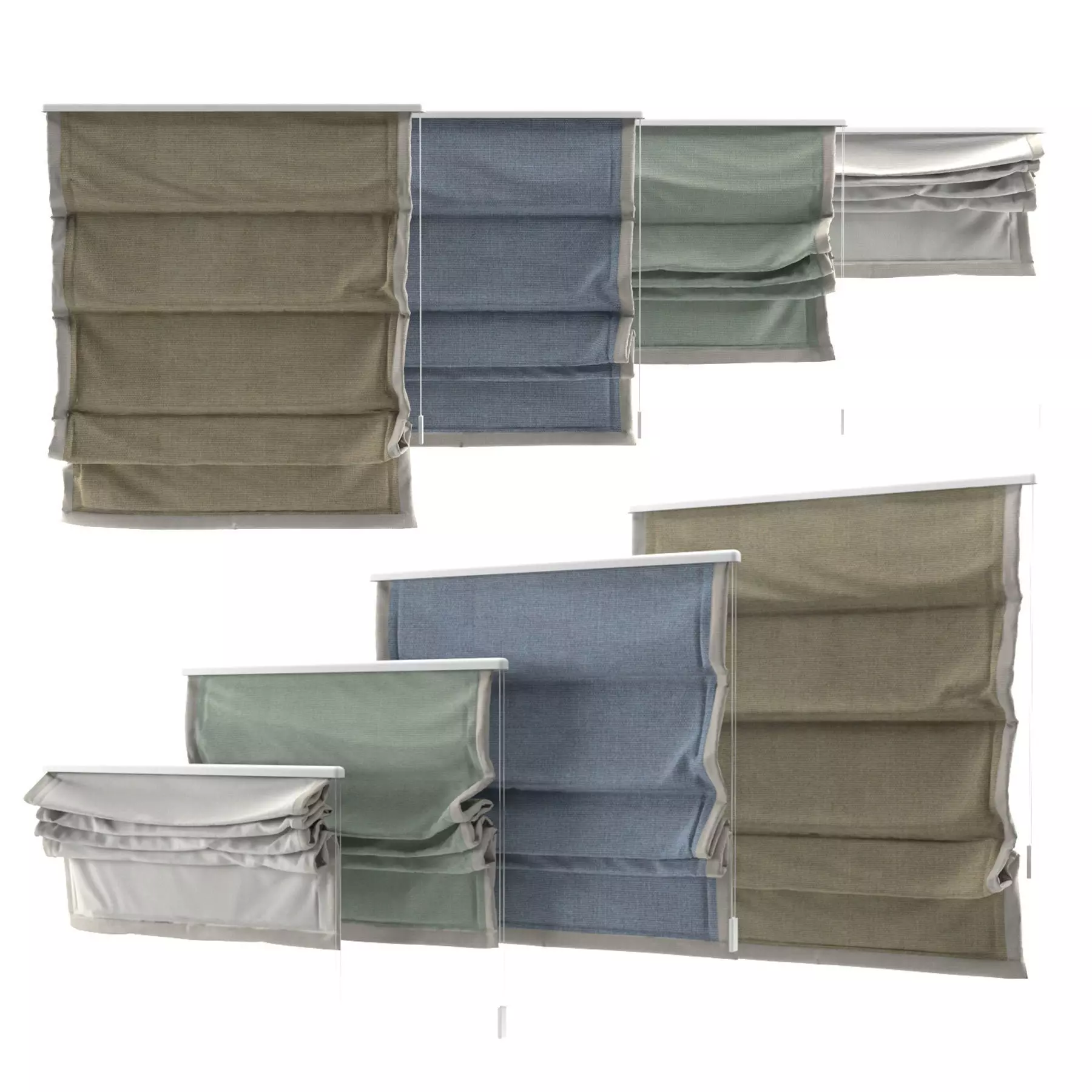 Roman Curtains 3D print model