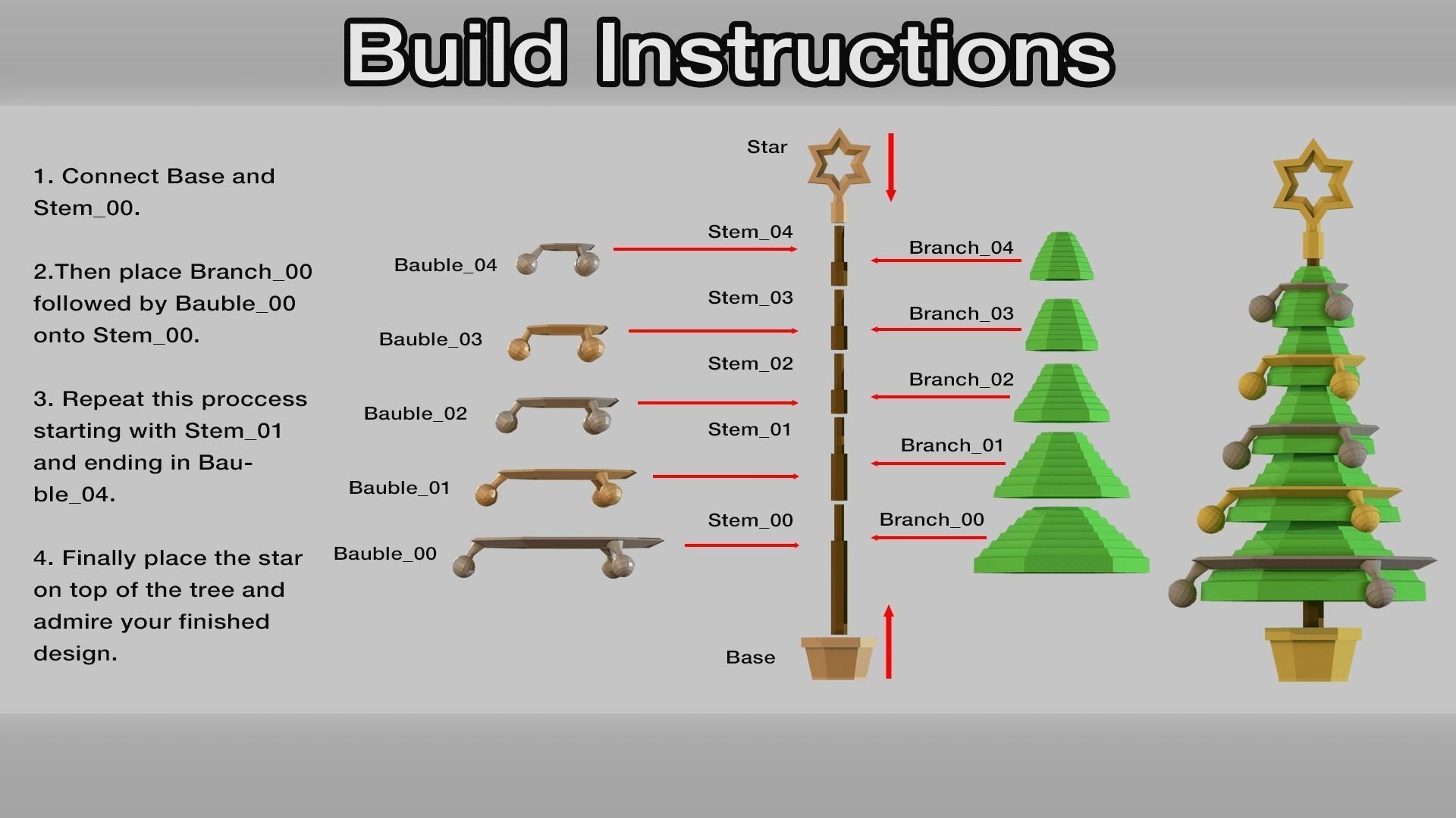 3D Printed Christmas Tree 3D print model_1
