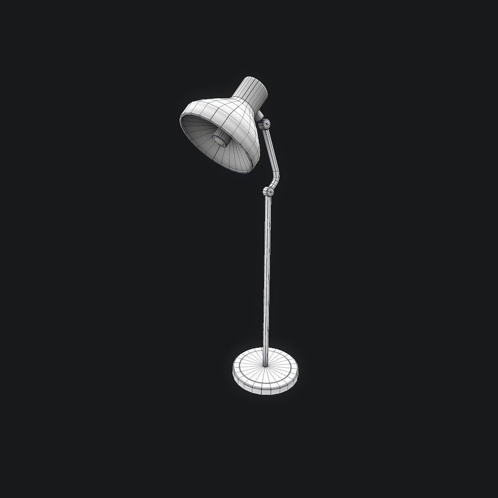 Old Medical Lamp pbr Low-poly 3D model_18