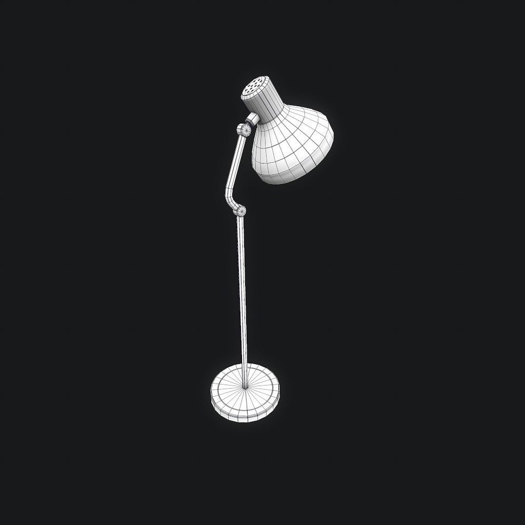 Old Medical Lamp pbr Low-poly 3D model_15