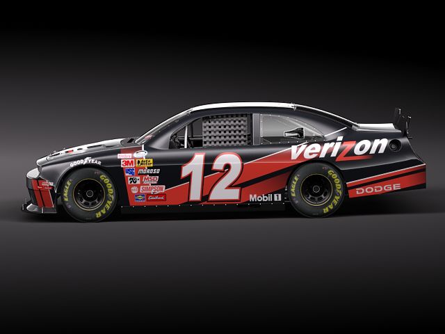 NASCAR 2010 Dodge Challenger 3D Model 3D model_4