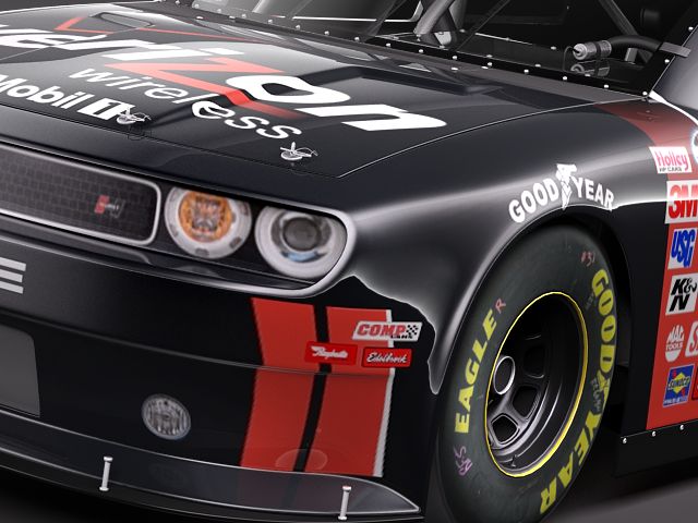 NASCAR 2010 Dodge Challenger 3D Model 3D model_1
