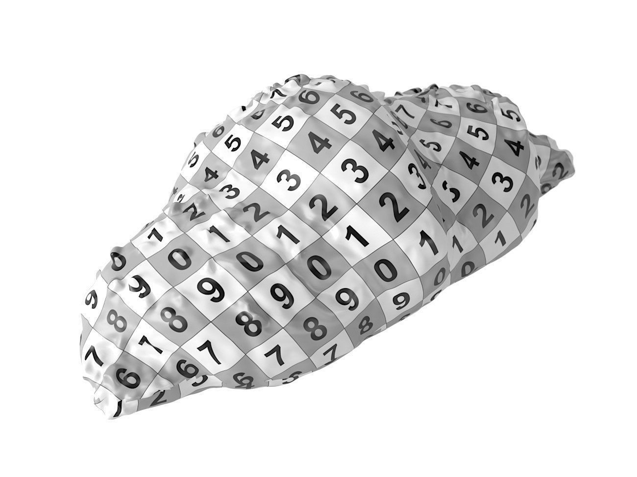 Photorealistic Chocolate Croissant 3D Scan 3D model_8