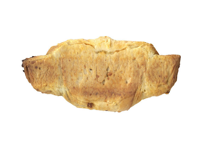 Photorealistic Chocolate Croissant 3D Scan 3D model 6