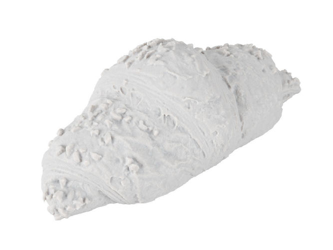 Photorealistic Chocolate Croissant 3D Scan 3D model 7