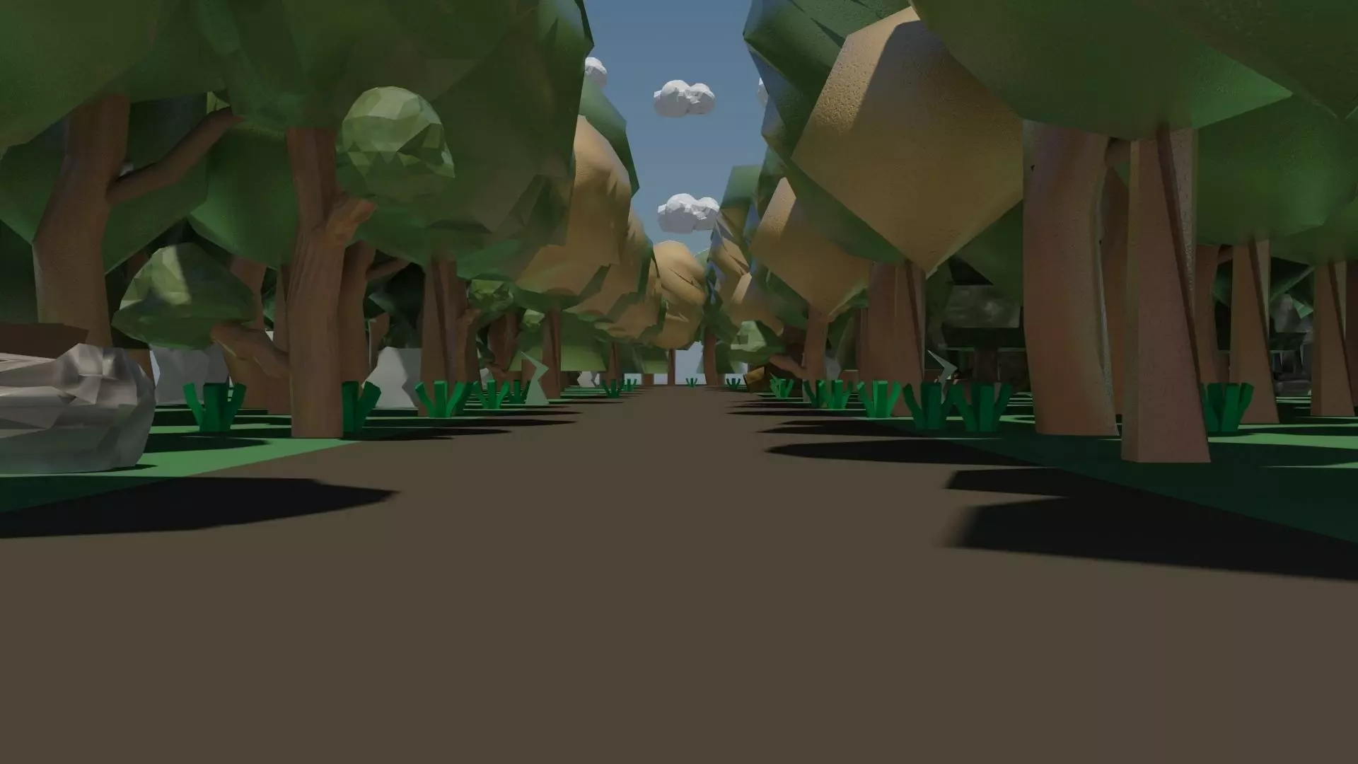 forest poly Free low-poly 3D model_0