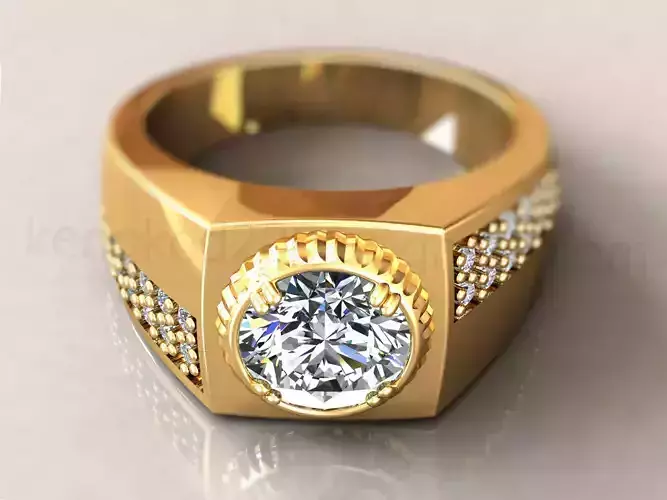 kengkod67 gold ring with diamonds