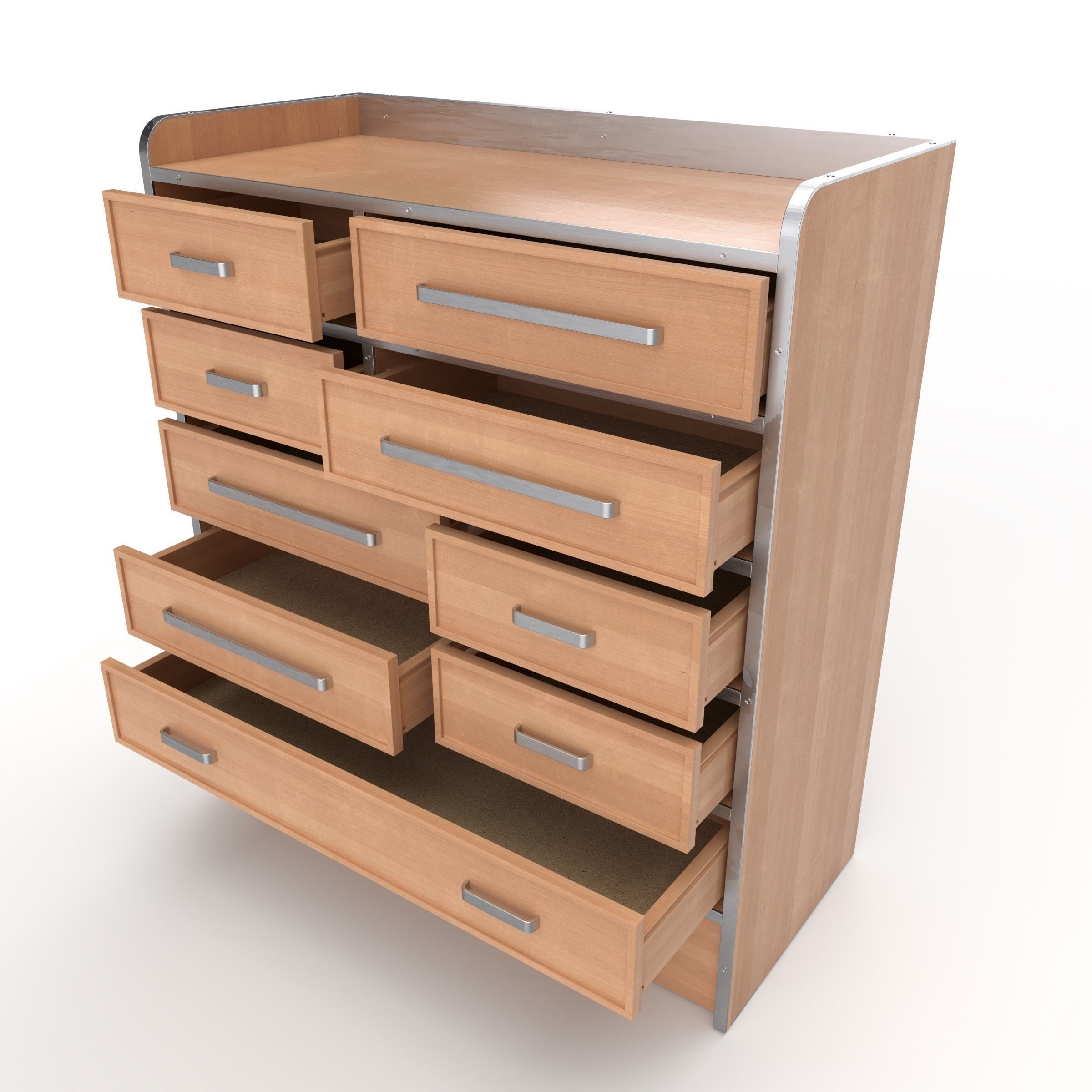 commode 22 Low-poly 3D model_2