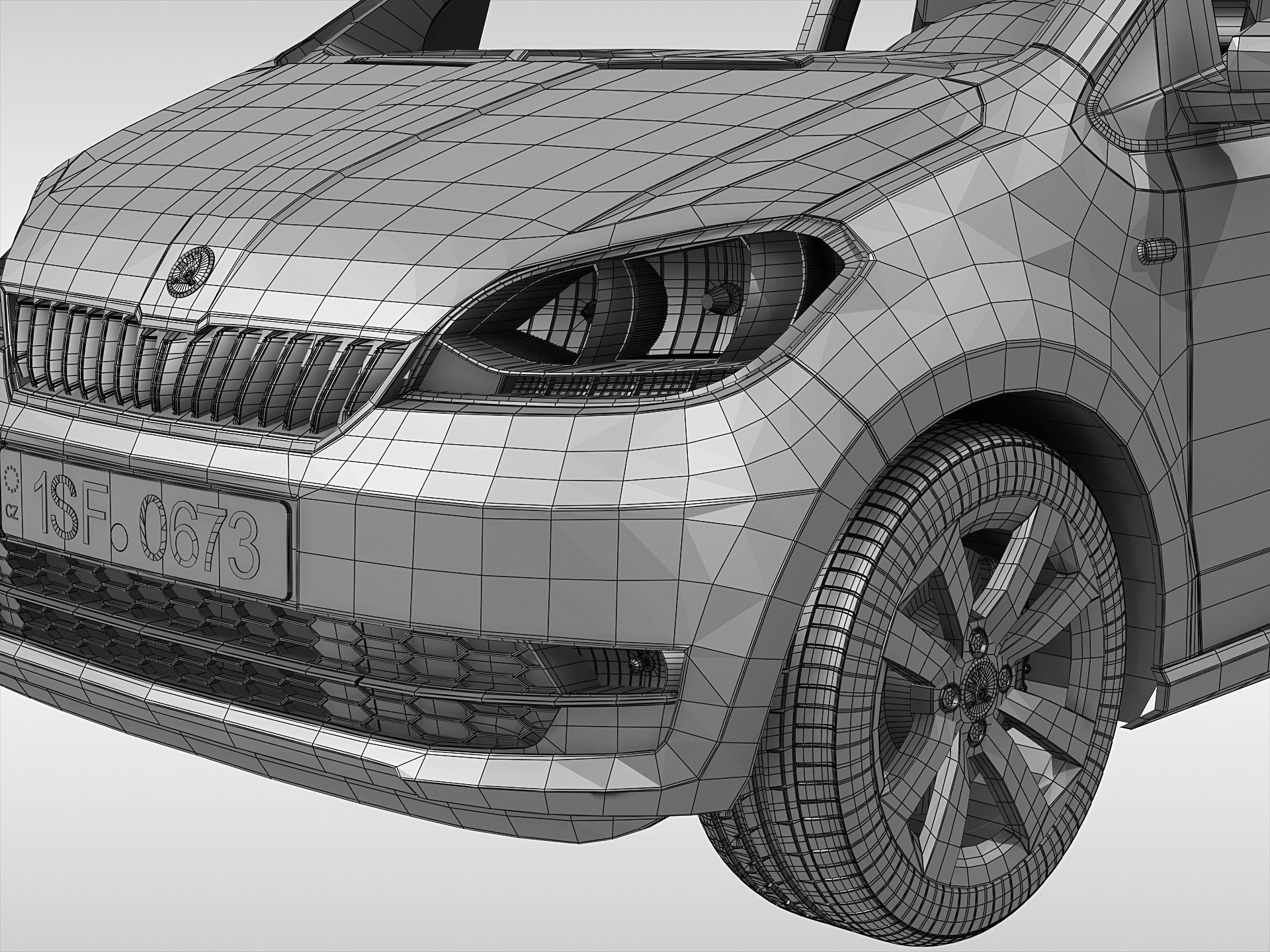 Skoda Citigo 2017 3D model_13